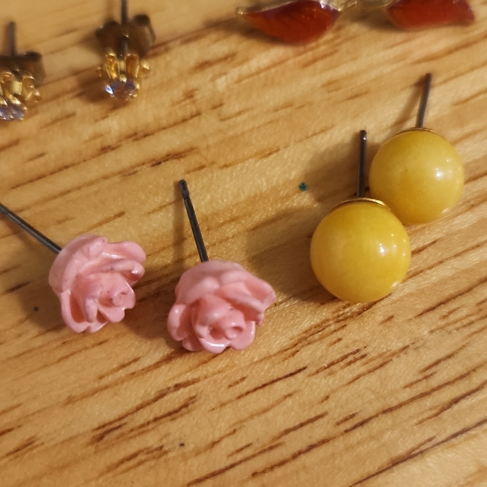 Colorful Earring Set X6 - Picture 4 of 4